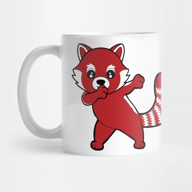 'Dabbing Cute Red Panda' Funny Dabbing Animal Gift by ourwackyhome